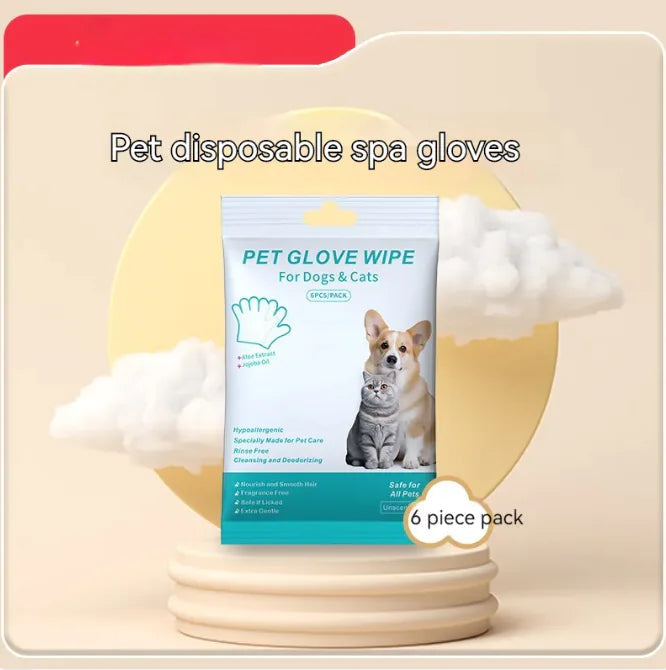 Pet Cleaning Gloves & Wipes Stylio