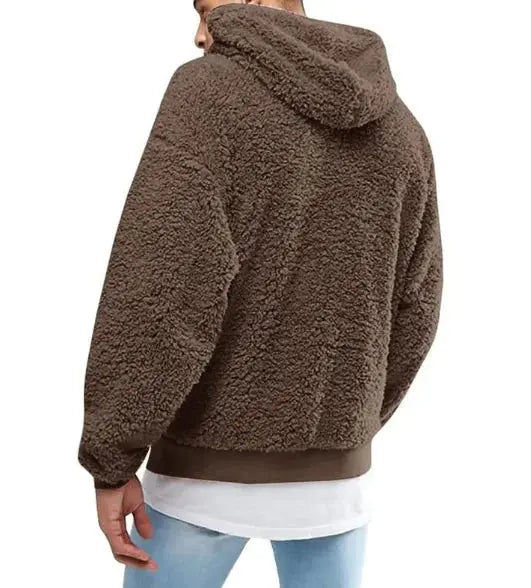 European American Wool And Fleece Hooded Men's Hoodie Trendivo