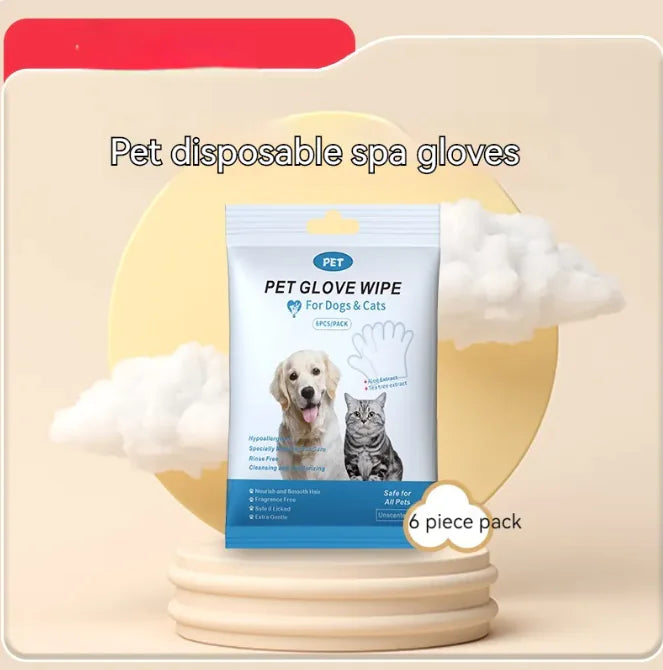 Pet Cleaning Gloves & Wipes Stylio
