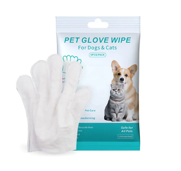 Pet Cleaning Gloves & Wipes Stylio