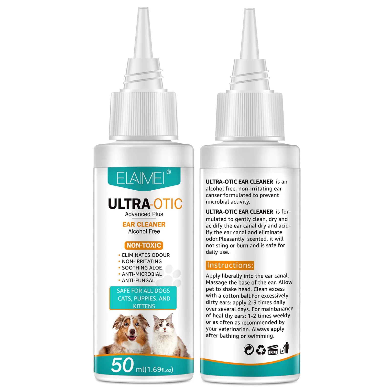 Pet Ear Cleaner 50ml Stylio