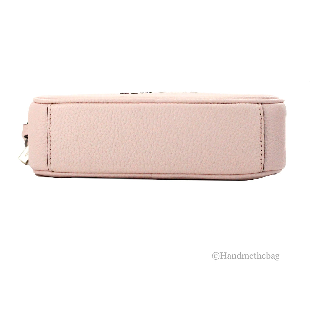 Kate Spade Mini Pink Embossed Leather Glitter Camera Bag Trendivo