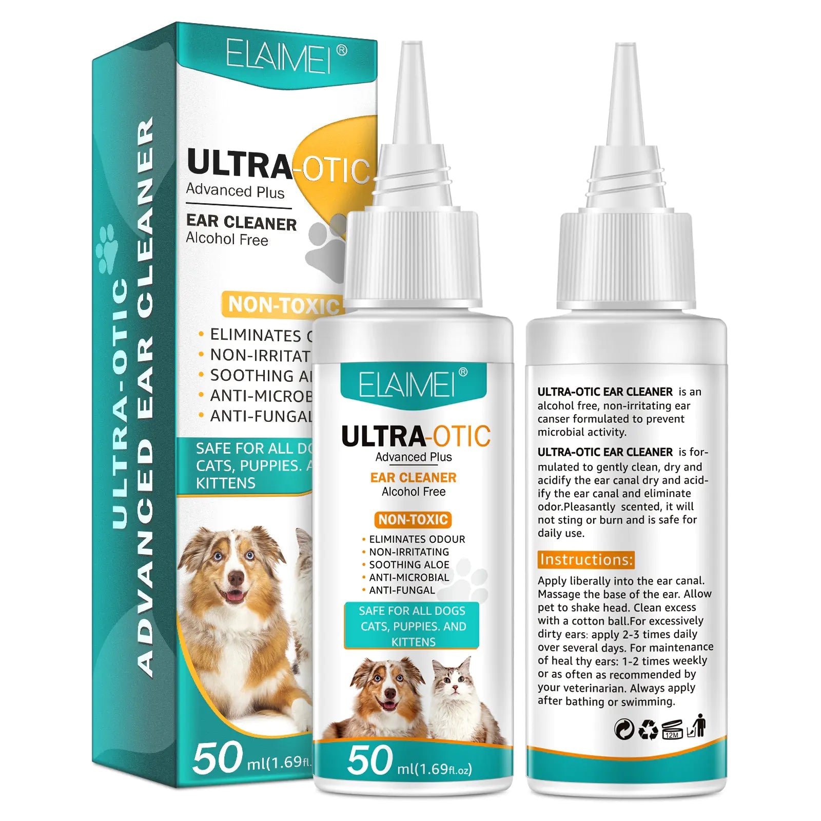 Pet Ear Cleaner 50ml Stylio