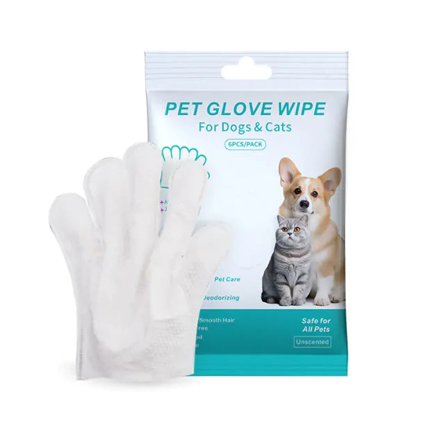 Pet Cleaning Gloves & Wipes Stylio