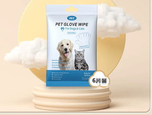 Pet Cleaning Gloves & Wipes Stylio