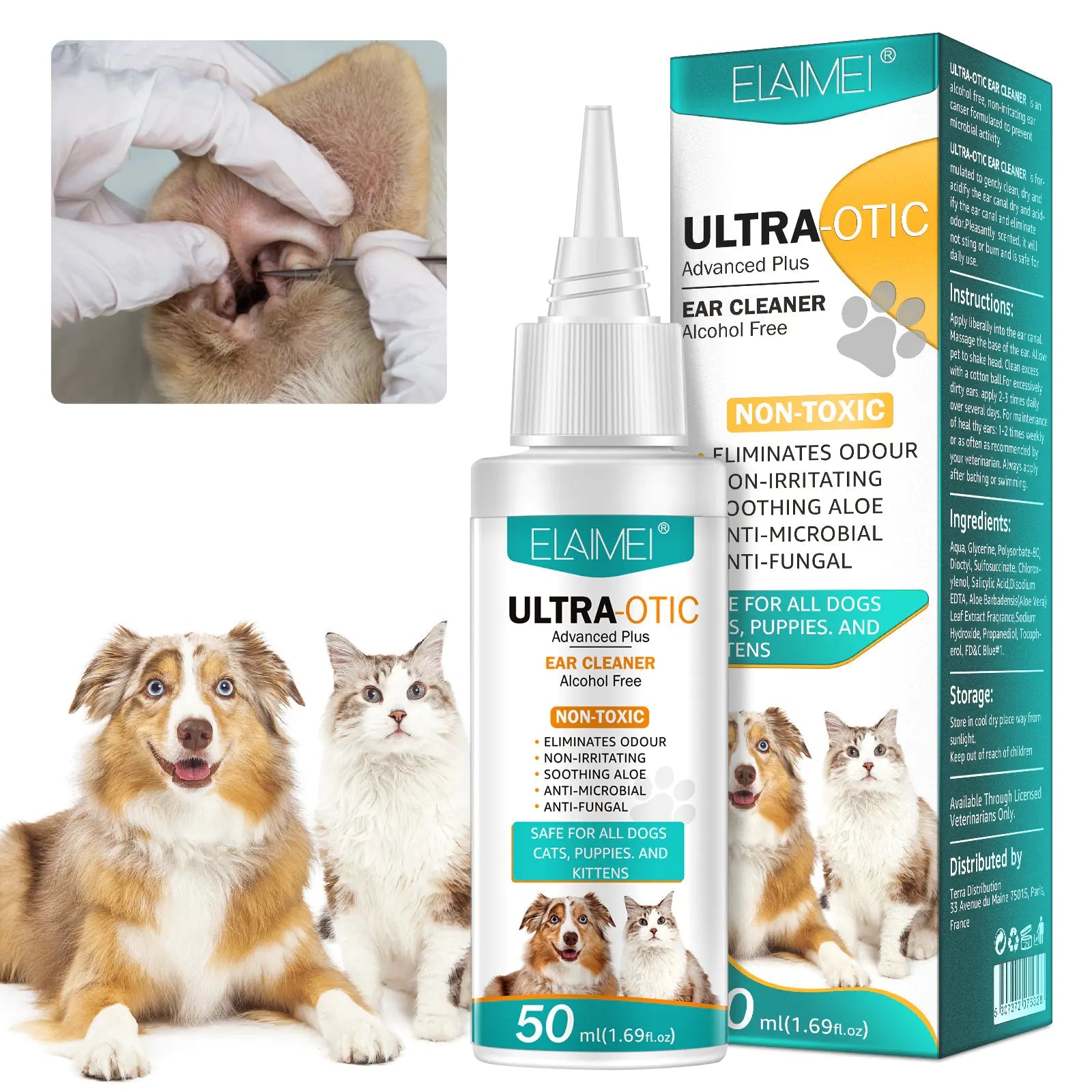 Pet Ear Cleaner 50ml Stylio